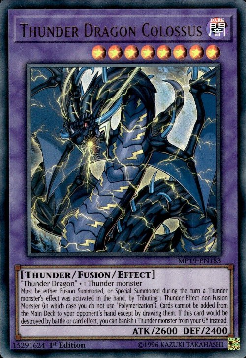Thunder Dragon Colossus (V.1 - Super
Rare)