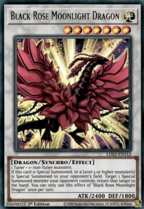 Black Rose Moonlight Dragon (V.1 - Super
Rare)
