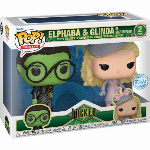 Φιγούρες Funko POP! Wicked - Elphaba & Glinda in
Shiz Uniform 2-pack