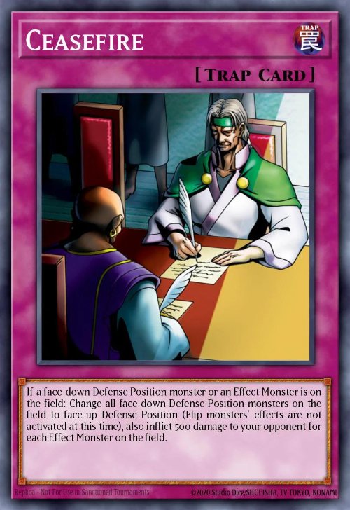 Ceasefire (V.1 - Platinum Secret Rare)