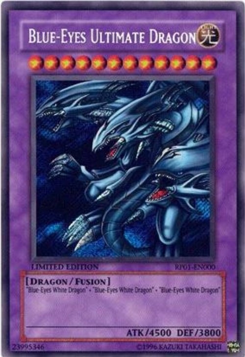 Blue-Eyes Ultimate Dragon (V.1 - Platinum Secret
Rare)