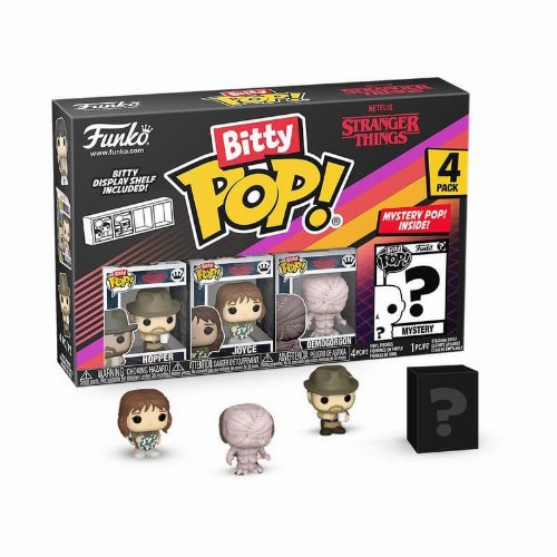 Funko Bitty POP! Stranger Things - Hopper, Joyce,
Demogorgon & Chase Mystery 4-Pack Φιγούρες