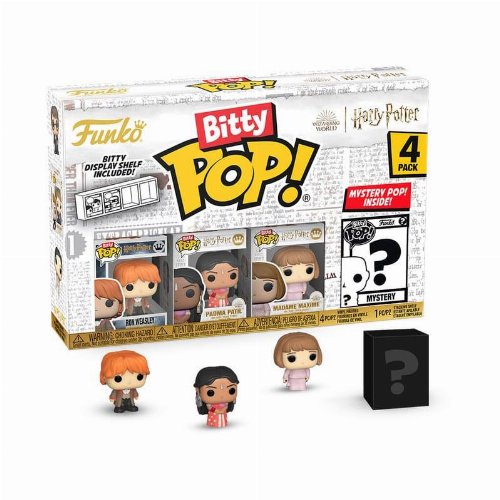 Funko Bitty POP! Harry Potter - Ron Weasley,
Padma Patil, Madame Maxime & Chase Mystery 4-Pack
Figures