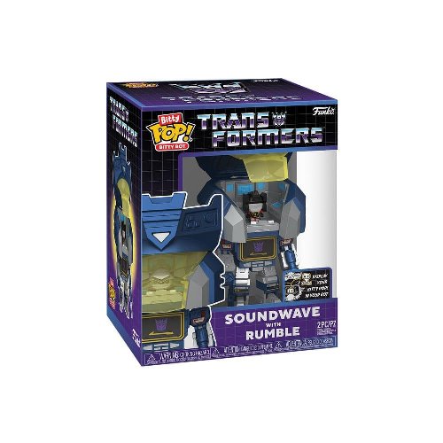 Funko Bitty POP! Bot Transformers - Soundwave
with Rumble Figure