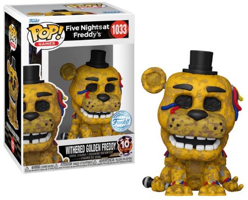 Φιγούρα Funko POP! Five Nights at Freddy's - Withered
Golden Freddy #1033 (Exclusive)