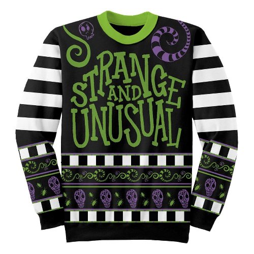 Beetlejuice - Strange & Unusual Ugly Sweater
(M)