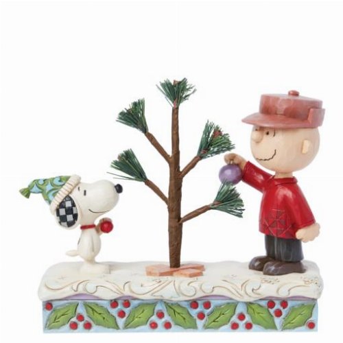 Peanuts - Snoopy & Charlie Brown with Tree
by Jim Shore Statue Figure (14cm)