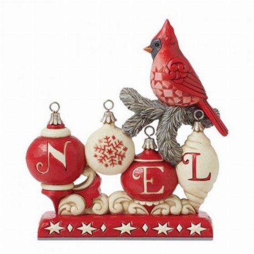 Christmas - Nordic Noel Cardinal Sign by Jim
Shore Statue Figure (17cm)