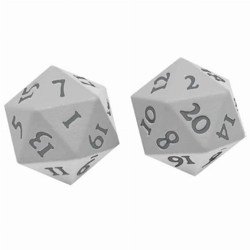 Ultra Pro - Vivid White Heavy Metal D20 Σετ
Ζάρια