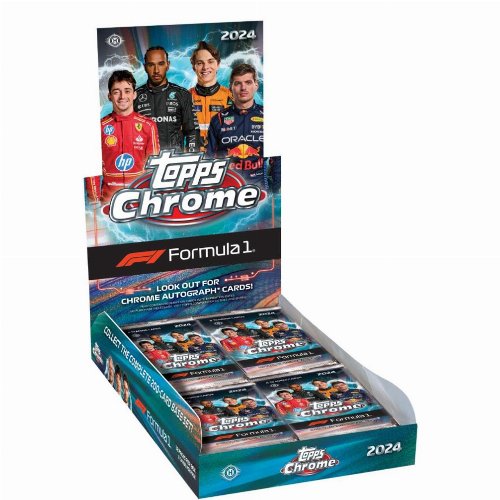 Topps - 2024 Chrome Formula 1 (F1) Racing Hobby Box (8
Φακελάκια)