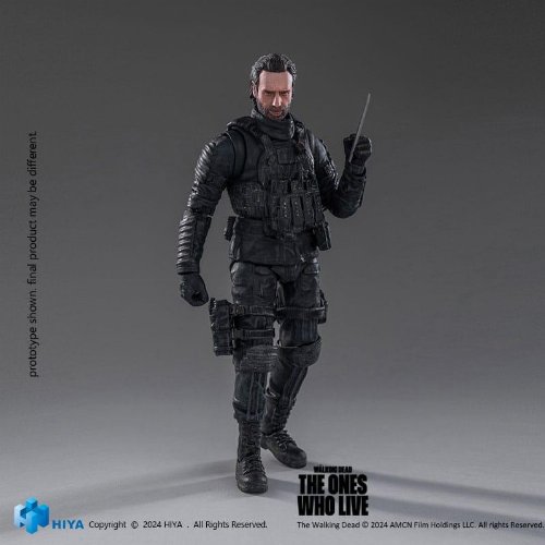 The Walking Dead: The Ones Who Lived Exquisite
Mini - Rick Grimes Dark Eyes Walker 1/18 Action Figure
(11cm)