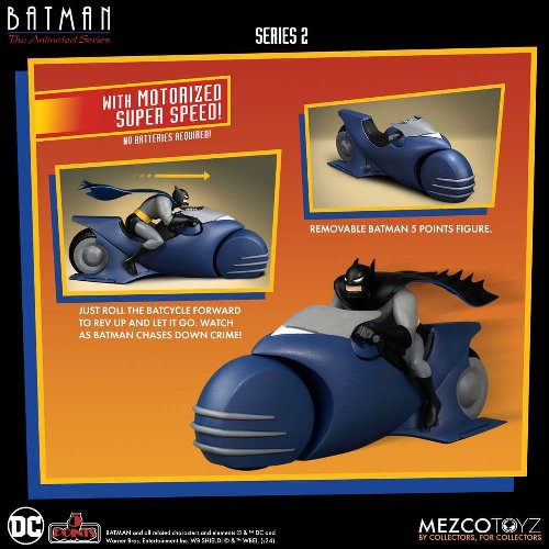 Batman: The Animated Series - Batman & Batcycle
Φιγούρα Δράσης (10cm)