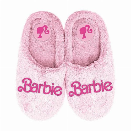 Barbie - Pink Embroidered House Slippers (Size
37)