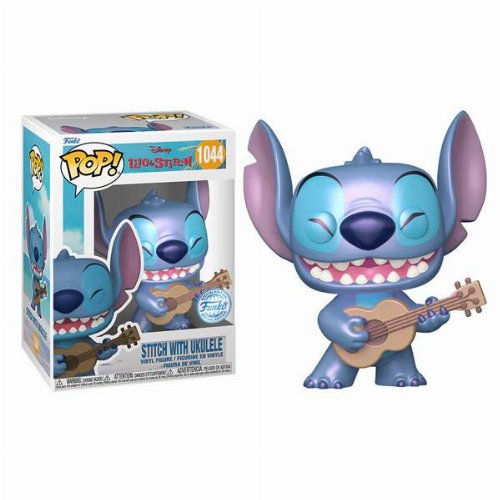 Φιγούρα Funko POP! Disney: Lilo & Stitch - Stitch
with Ukelele (Translucent) #1044 (Exclusive)