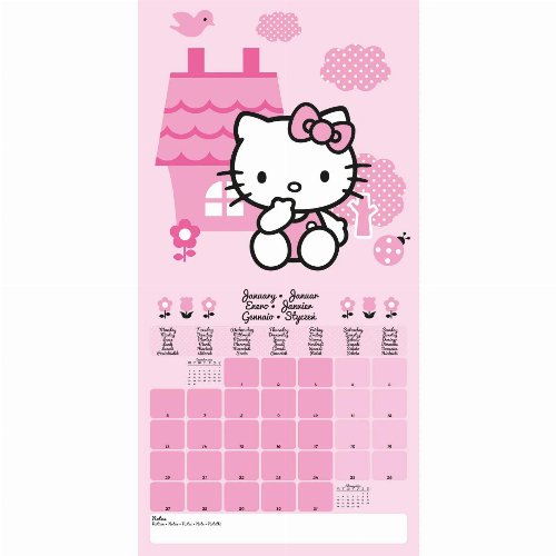 Hello Kitty - 2025 Wall Calendar
(30x30cm)