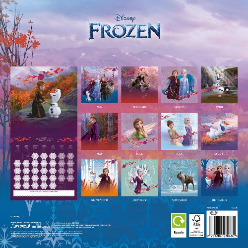 Disney: Frozen - 2025 Wall Calendar
(30x30cm)