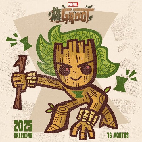 Marvel - We are Groot 2025 Ημερολόγιο Τοίχου
(30x30cm)