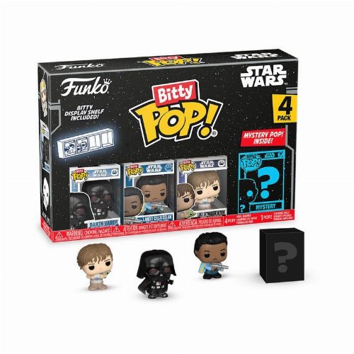 Funko Bitty POP! Star Wars - Darth Vader, Lando
Calrissian, Luke Skywalker & Chase Mystery 4-Pack
Φιγούρες