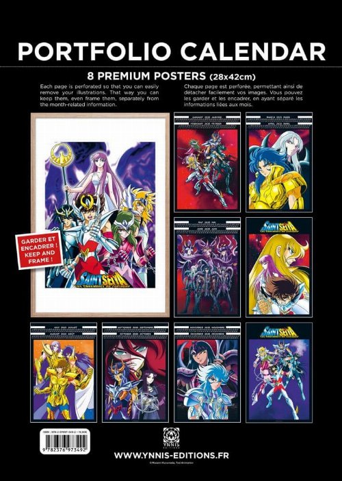 Saint Seiya - 2025 Portfolio Calendar
(43x29cm)