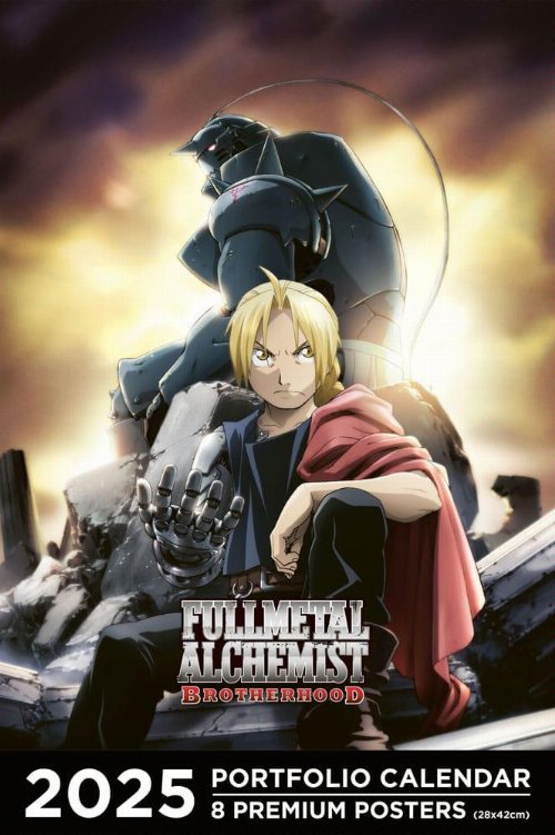 Fullmetal Alchemist - 2025 Portfolio Calendar
(43x29cm)