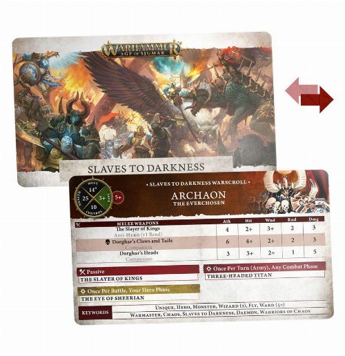 Warhammer Age of Sigmar - Warscroll Cards:
Slaves to Darkness