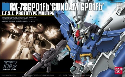 Mobile Suit Gundam - High Grade Gunpla:
RX-78GP01Fb Gundam GPF01Fb 1/144 Model Kit