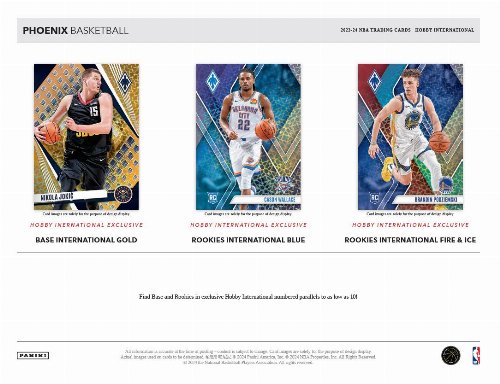 Panini - 2023-24 Phoenix NBA Basketball International
Hobby Box (12 Φακελάκια)