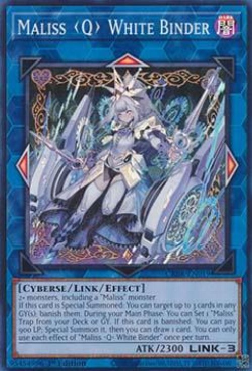 Maliss Q White Binder (V.1 - Super
Rare)