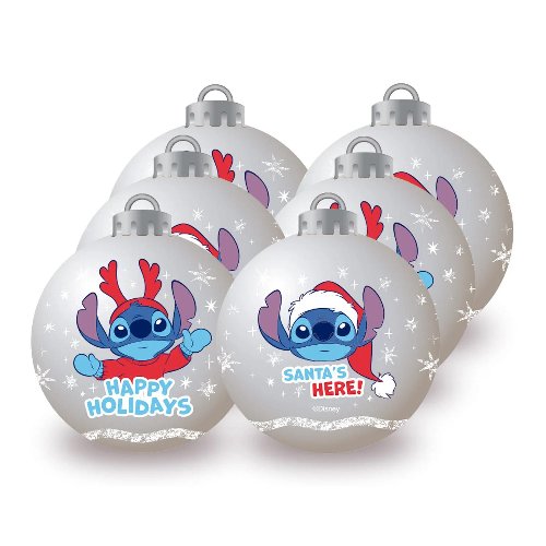 Disney: Lilo & Stitch - Silver 6-Pack
Christmas Baubles Set