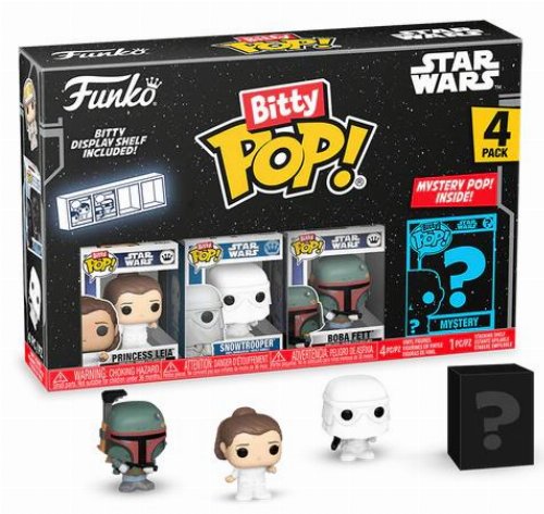 Funko Bitty POP! Star Wars - Princess Leia,
Snowtrooper, Boba Fett & Chase Mystery 4-Pack
Φιγούρες