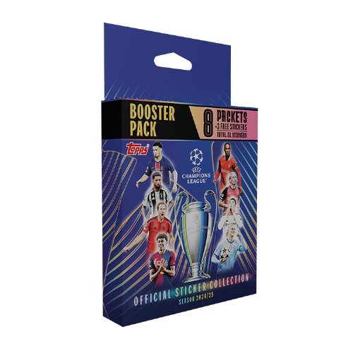 Topps - 2024-25 UEFA Champions League Αυτοκόλλητα Eco
Pack (51 Αυτοκόλλητα)