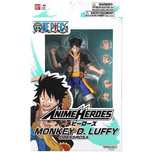 One Piece: Anime Heroes - Monkey D. Luffy (Dressrosa)
Φιγούρα Δράσης (17cm)