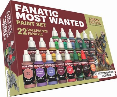 The Army Painter - Warpaints Fanatic: Most
Wanted Set (22 Colours)