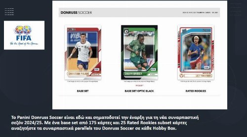 Panini - 2024-25 Donruss Football Hobby Box (12
Φακελάκια)