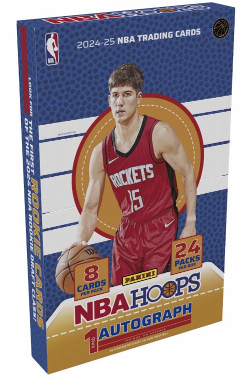 Panini - 2024-25 NBA Hoops NBA Basketball Hobby Box
(24 Φακελάκια)