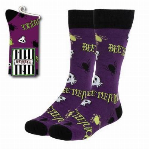 Beetlejuice - Purple Κάλτσες (Μέγεθος
38-45)