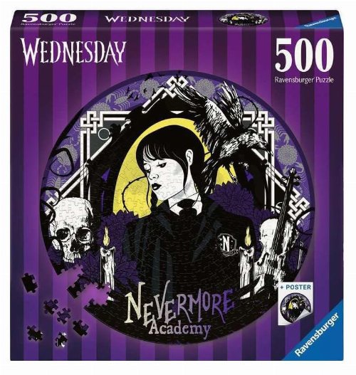 Puzzle 500 pieces - Wednesday:
Nevermore