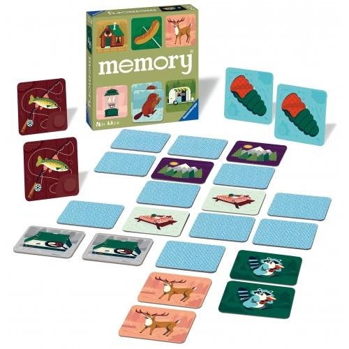 Board Game Memory - Camping