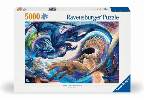 Puzzle 5000 pieces - Dragons