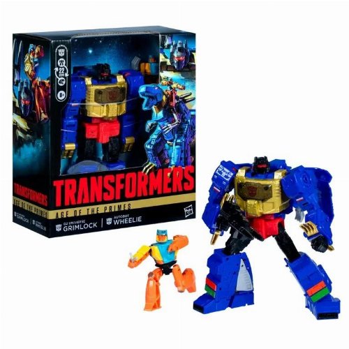 Transformers: Age of Primes Leader Class - Grimlock
& Wheelie 2-Pack Φιγούρες Δράσης (19cm)