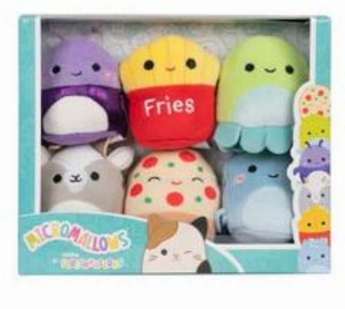 Λούτρινα Squishmallows - Micromallows: Axel Beetle,
Lune Loch Ness Monster, Floyd French Fries, Orphie Octopus, Pep
Pizza, Walker Goat (6cm)