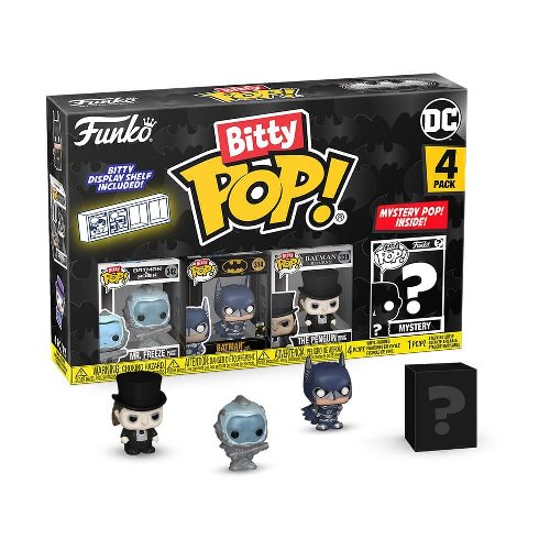 Funko Bitty POP! DC Comics - Mr Freeze, Batman,
The Penguin & Chase Mystery 4-Pack Figures