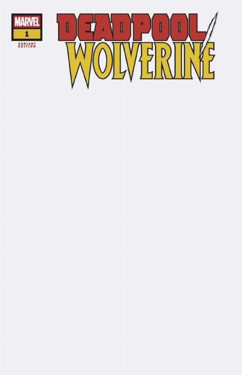 Deadpool / Wolverine #1 Blank Variant
Cover