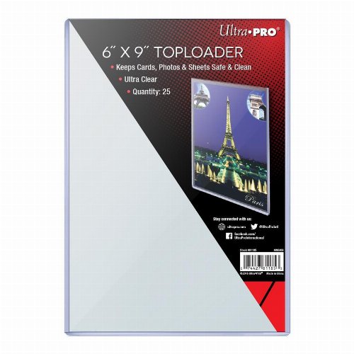 Ultra Pro - Toploaders 6" x 9" (25
ct.)