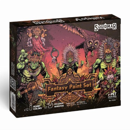 Vallejo Color - Squidmar: Fantasy Paint Set
(Miniature + 12 Colors)