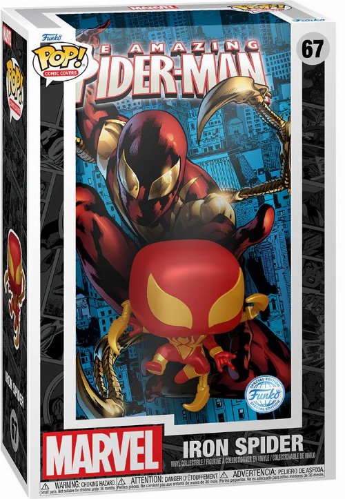 Φιγούρα Funko POP! Comic Covers: The Amazing
Spider-Man - Iron Spider #67 (Exclusive)