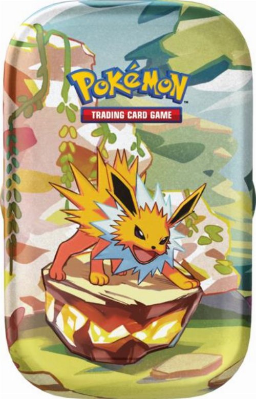 Pokemon scarlet & violet prismatic evolutions jolteon mini tin