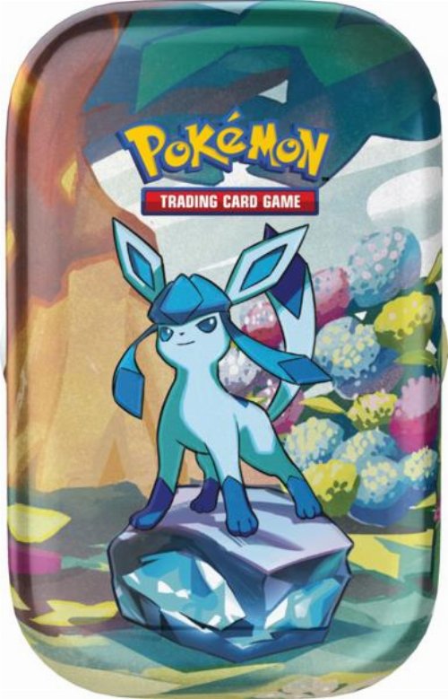 Pokemon scarlet & violet prismatic evolutions glaceon mini tin