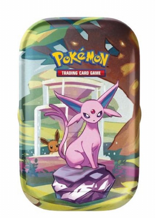 Pokemon scarlet & violet prismatic evolutions espeon mini tin