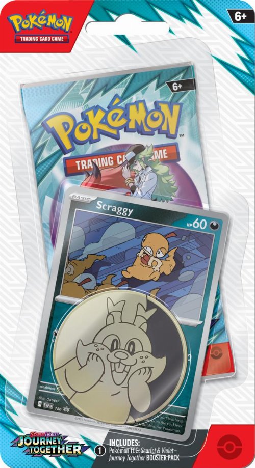 Pokemon TCG Scarlet & Violet Journey Together -
Scraggy Checklane Blister